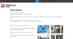 Desktop Screenshot of aldoravilla.com