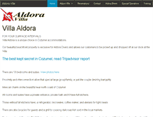 Tablet Screenshot of aldoravilla.com